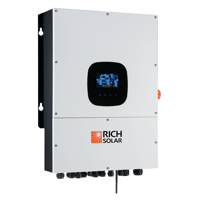 Rich Solar NOVA 12K PV Hybrid Inverter | All-In-One Solar Inverter | 12000W PV Input | 10000W Output | 48V 120/240V Split Phase PRE-ORDER