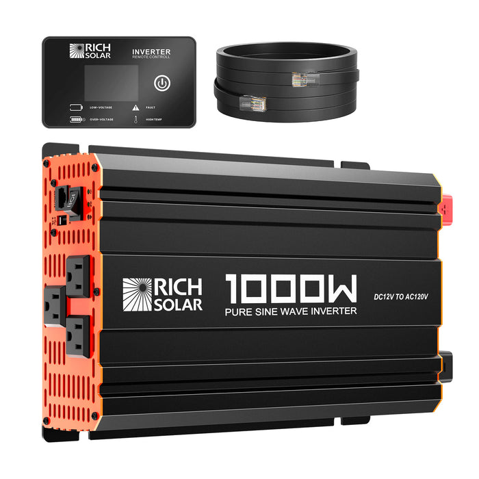 Rich Solar 1000 Watt Industrial Pure Sine Wave Inverter