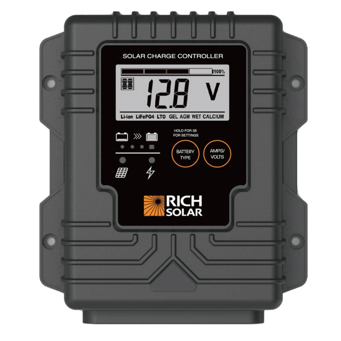 Rich Solar 10 Amp PWM Waterproof Solar Charge Controller