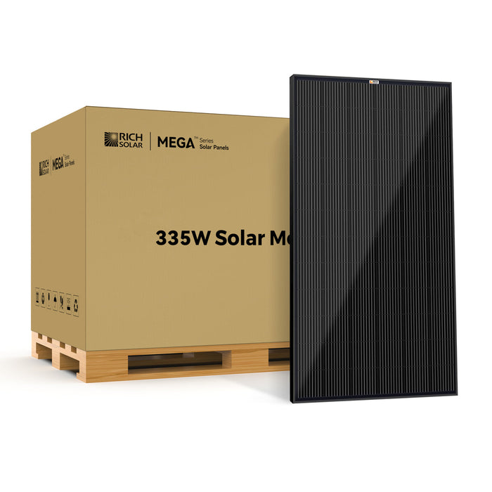 Rich Solar MEGA 335 Watt Monocrystalline Solar Panel | High Efficiency | Best Panel for Grid-Tie and Off-Grid