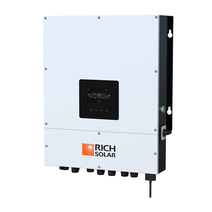 Rich Solar NOVA 8K PV Hybrid Inverter | All-In-One Solar Inverter | 8000W PV Input | 6000W Output | 48V 120/240V Split Phase