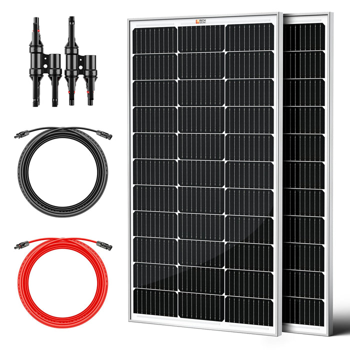 Rich Solar 200 Watt Solar Kit for Solar Generators Portable Power Stations