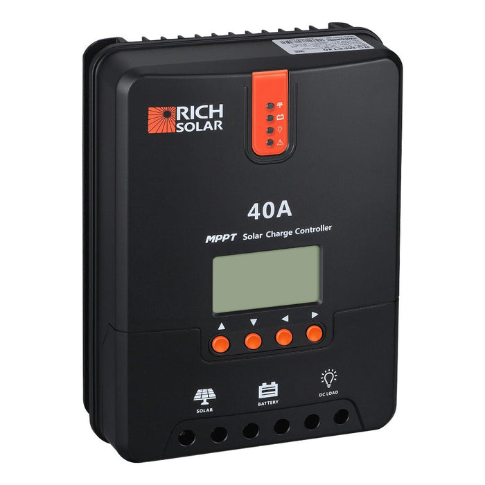 Rich Solar 40 Amp MPPT Solar Charge Controller