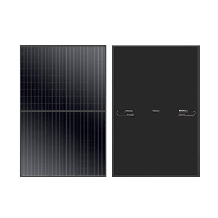 Rich Solar MEGA 410 Watt Monocrystalline Solar Panel | High Efficiency | Black Mono-facial Module | Grid-Tie | Off-Grid