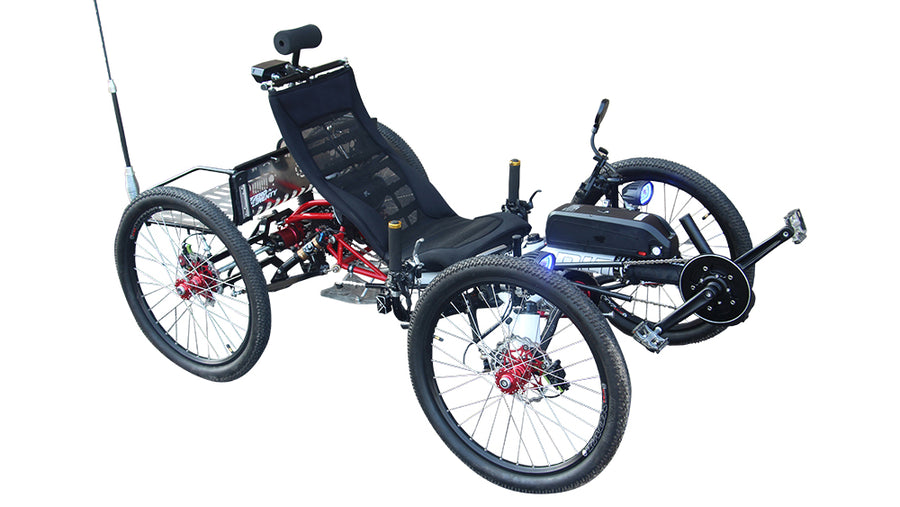 4WD Sport Utility Recumbent Quad-424E-TRIKE EXPLORE