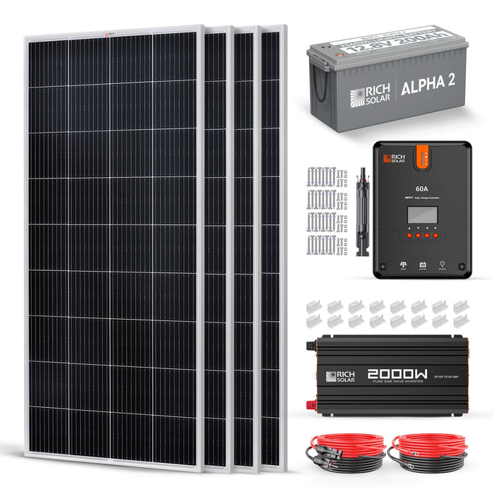 Rich Solar 800 Watt Complete Solar Kit