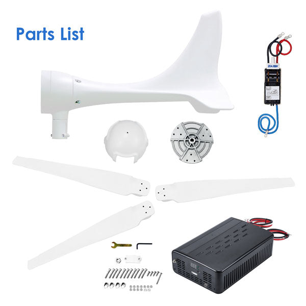 Automaxx Windmill 600W Wind Turbine Generator Kit - Standard Version