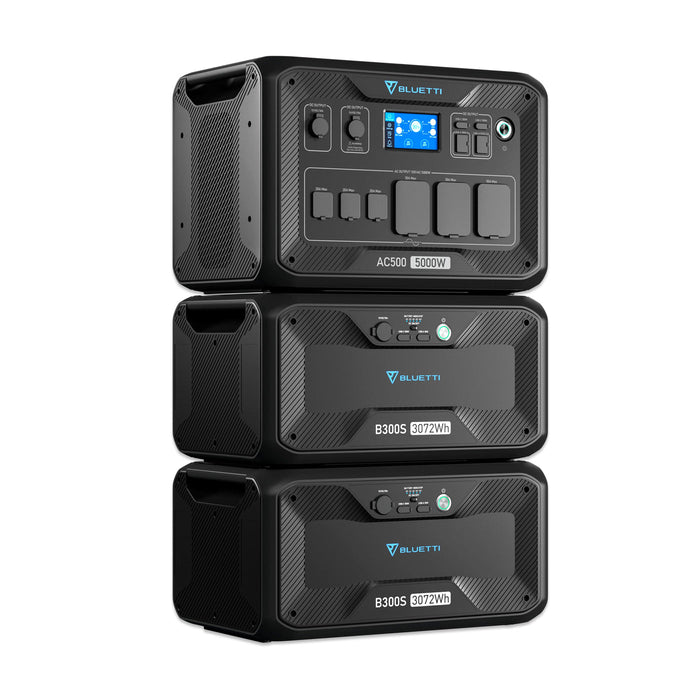 BLUETTI AC500 + 2*B300S | Home Battery Backup