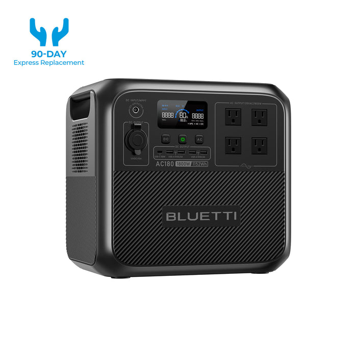 BLUETTI AC180 Solar Portable Power Station | 1,800W 1,152Wh-BLUETTI