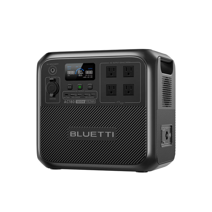 BLUETTI AC180 Solar Portable Power Station | 1,800W 1,152Wh-BLUETTI