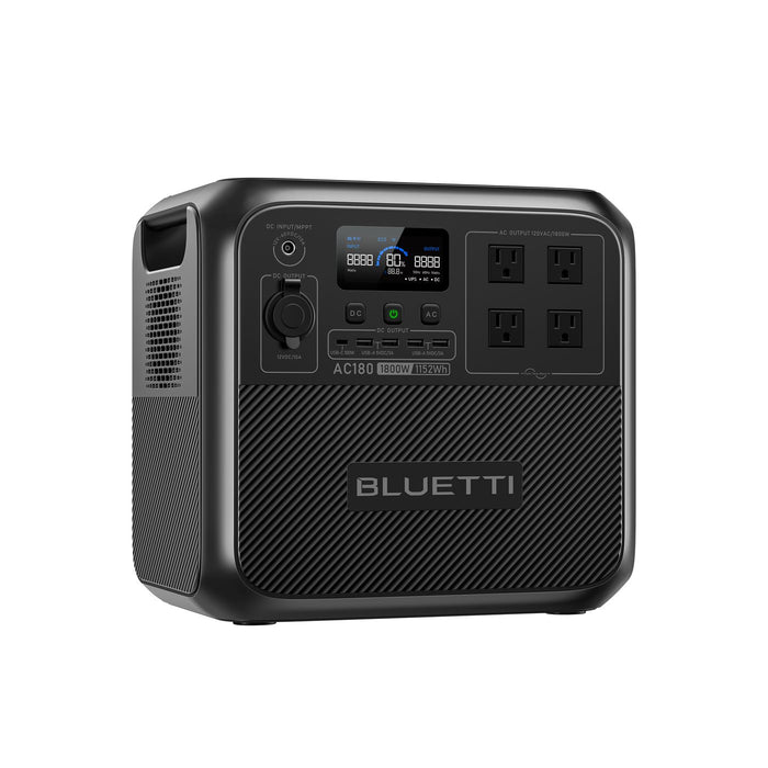 BLUETTI AC180 Solar Portable Power Station | 1,800W 1,152Wh-BLUETTI