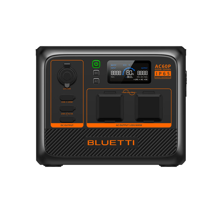 BLUETTI AC60P Portable Power Station | 600W 504Wh-BLUETTI