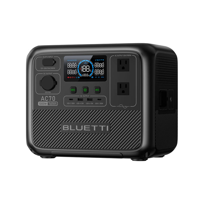 BLUETTI AC70 Portable Power Station | 1000W 768Wh-BLUETTI