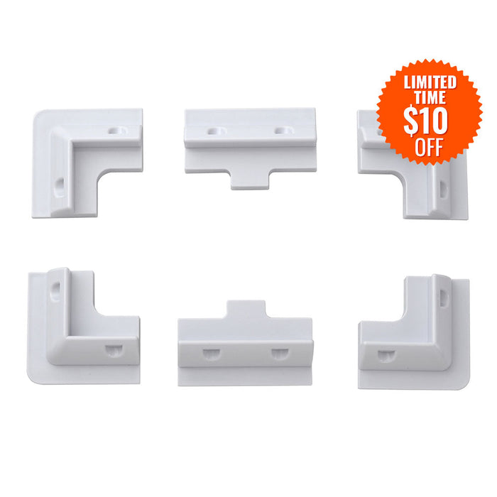 Corner Bracket Mount Set of 6