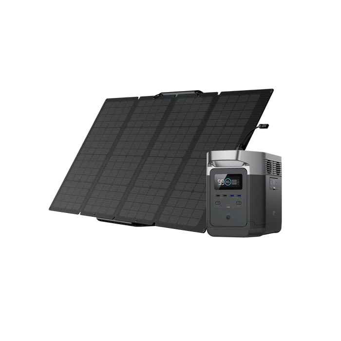 EcoFlow DELTA 1300 + 2*160W Solar Panel