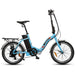 Ecotric 20inch Blue Starfish portable and folding electric bike-Ecotric