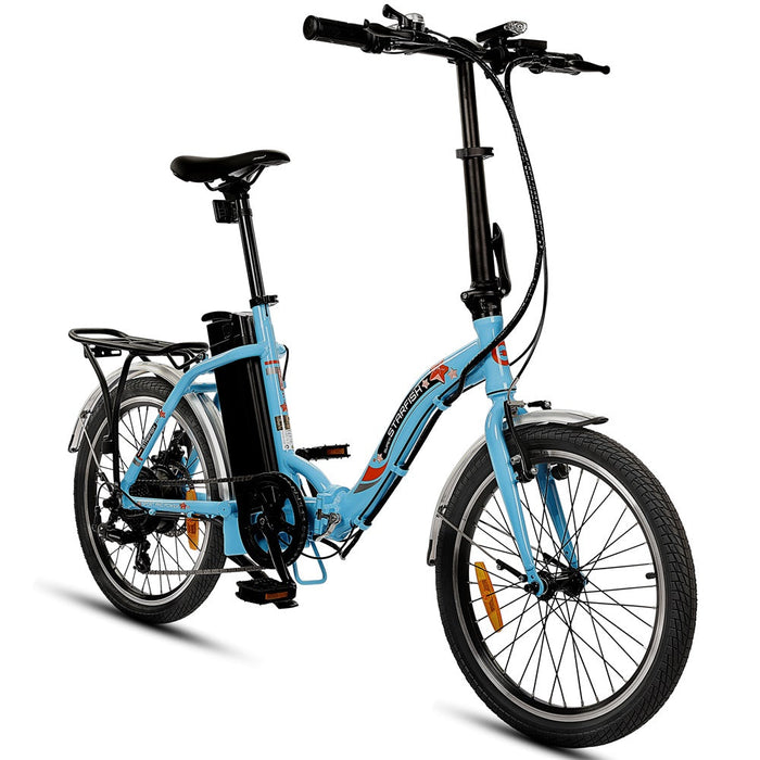 Ecotric 20inch Blue Starfish portable and folding electric bike-Ecotric