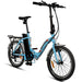 Ecotric 20inch Blue Starfish portable and folding electric bike-Ecotric