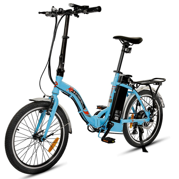 Ecotric 20inch Blue Starfish portable and folding electric bike-Ecotric