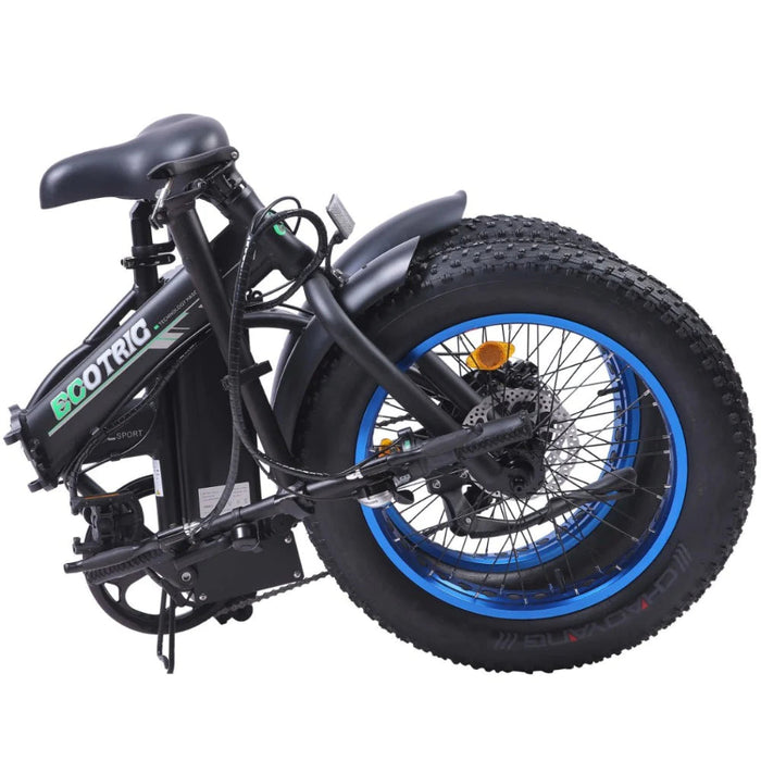 Ecotric 36V Fat Tire Portable and Folding Electric Bike-Ecotric