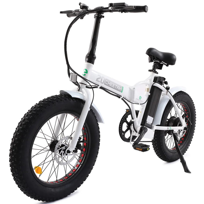 Ecotric 36V Fat Tire Portable and Folding Electric Bike-Ecotric