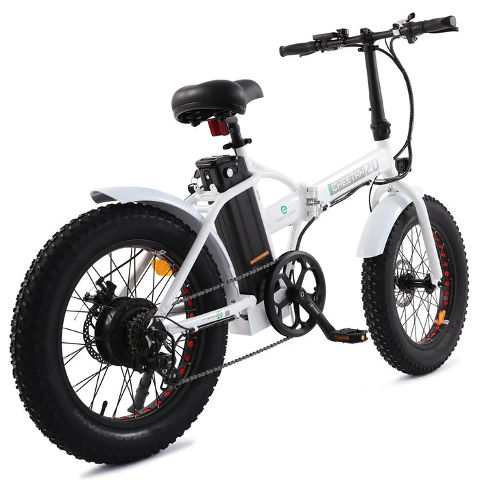 Ecotric 36V Fat Tire Portable and Folding Electric Bike-Ecotric