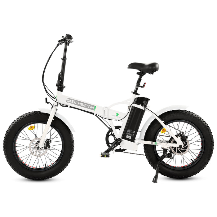 Ecotric 36V Fat Tire Portable and Folding Electric Bike-Ecotric