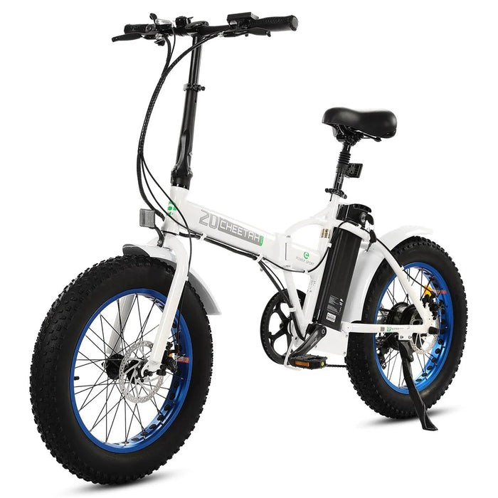 Ecotric 36V Fat Tire Portable and Folding Electric Bike-Ecotric