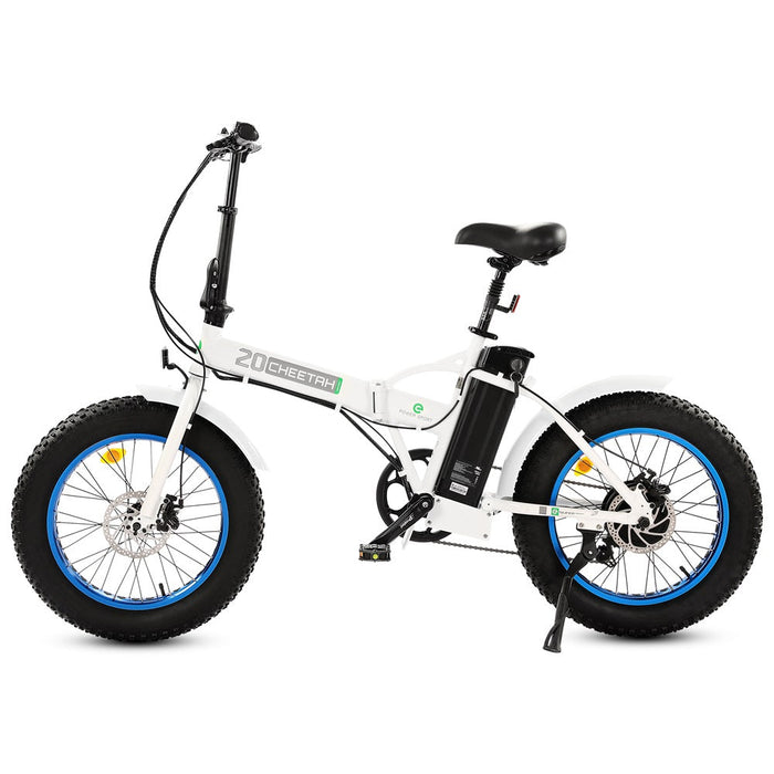 Ecotric 36V Fat Tire Portable and Folding Electric Bike-Ecotric