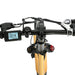 Ecotric 48V Gold portable and folding fat ebike with LCD display-Ecotric