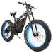 Ecotric 48v 17.5AH 1000W big fat tire ebike Bison-Matt Black-Ecotric