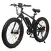 Ecotric Cheetah 26 Fat Tire Beach Snow Electric Bike-Matt Black-Ecotric