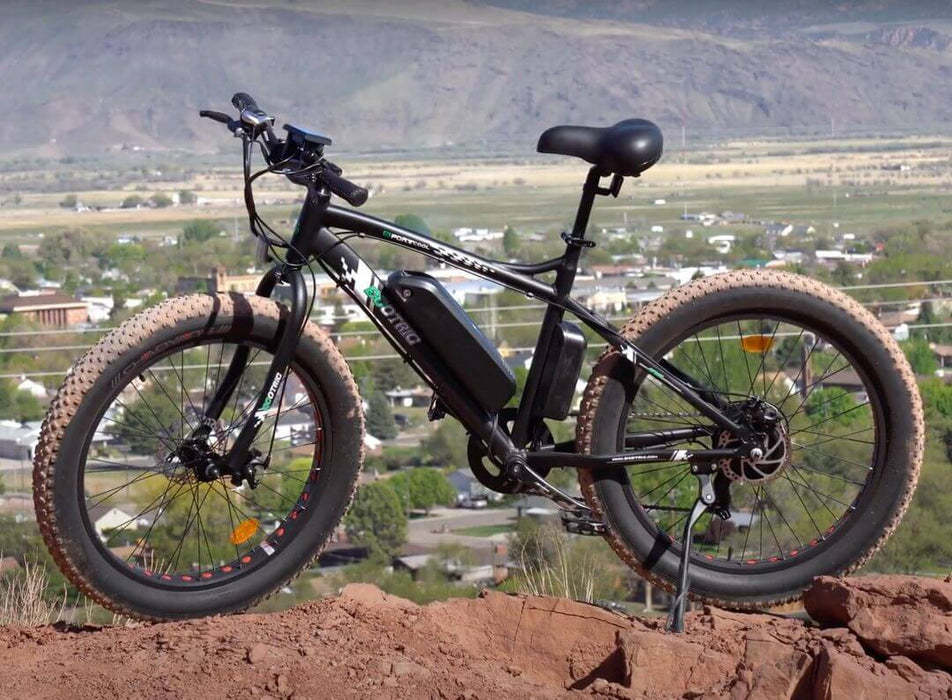 Ecotric Explorer 26 inches 48V Fat Tire Electric Bike with Rear Rack-senior-Ecotric