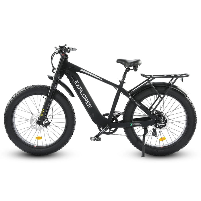 Ecotric Explorer 26 inches 48V Fat Tire Electric Bike with Rear Rack-senior-Ecotric