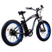 Ecotric Hammer Electric Fat Tire Beach Snow Bike-Blue-Ecotric