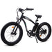 Ecotric Hammer Electric Fat Tire Beach Snow Bike-Matt Black-Ecotric