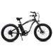 Ecotric Hammer Electric Fat Tire Beach Snow Bike-Matt Black-Ecotric