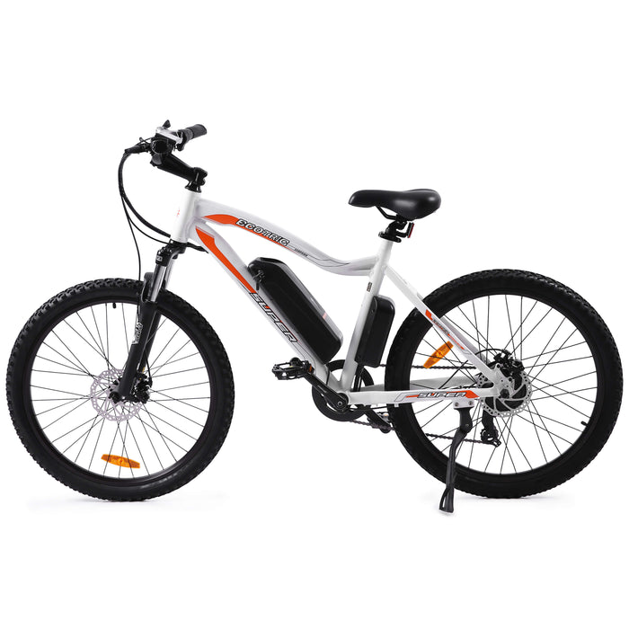 Ecotric Leopard Electric Mountain Bike - White-Ecotric