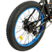 Ecotric Rocket Fat Tire Beach Snow Electric Bike - Blue-Ecotric