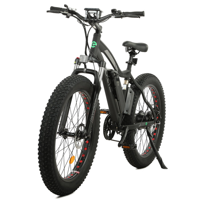 Ecotric Rocket Fat Tire Beach Snow Electric Bike - Matt Black-Ecotric