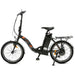 Ecotric Starfish 20inch portable and folding electric bike - Matt Black-Ecotric