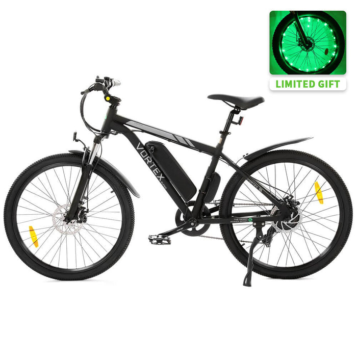 Ecotric Vortex Electric City Bike - Matt Black-Ecotric