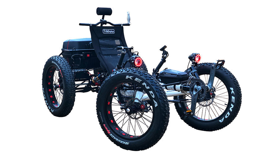 Electric Fat Tire Recumbent Quad-F420E-TRIKE EXPLORE