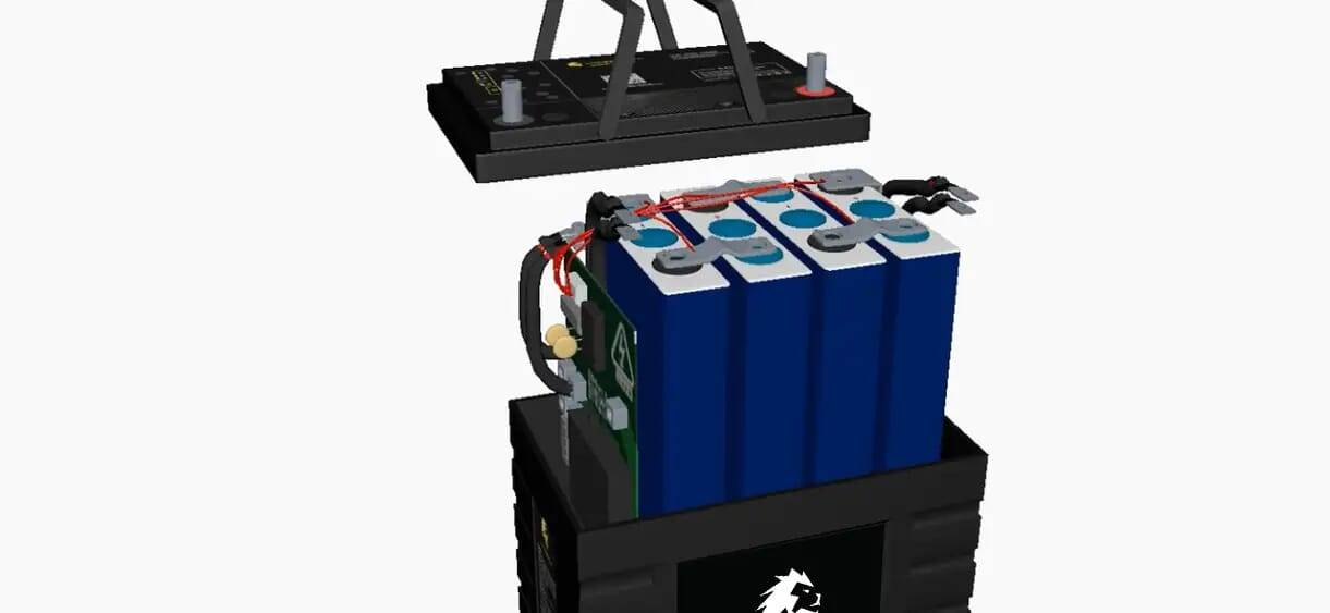 Lion Adventure BT Battery (12V, 100Ah, LiFePO4)-LION ENERGY