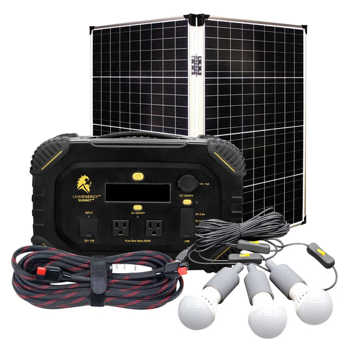 Lion Summit - 530W/665Wh Portable Generator Kit-LION ENERGY