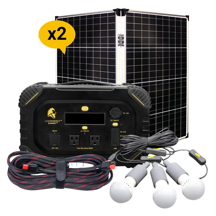 Lion Summit - 530W/665Wh Portable Generator Kit-LION ENERGY