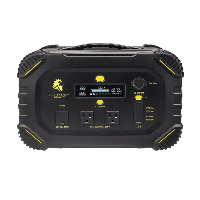 Lion Summit - 530W/665Wh Portable Generator Kit-LION ENERGY