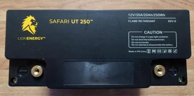 Lion UT 250 Battery (12V, 20Ah, LiFePO4)-LION ENERGY