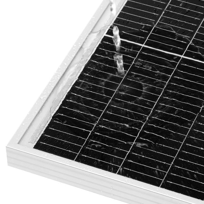 Rich Solar MEGA 250 PRO | 250 Watt Monocrystalline Solar Panel | Best 24V Panel for RVs and Off-Grid | 25-Year Output Warranty | Choose Color Silver or Black