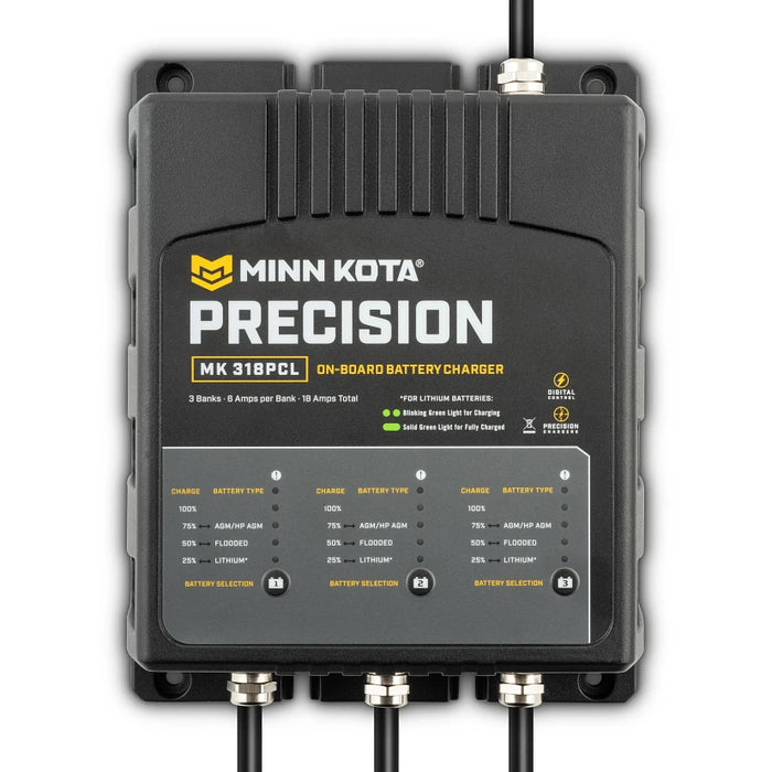 Minn Kota On-Board Precision Chargers - 3 Charging Banks